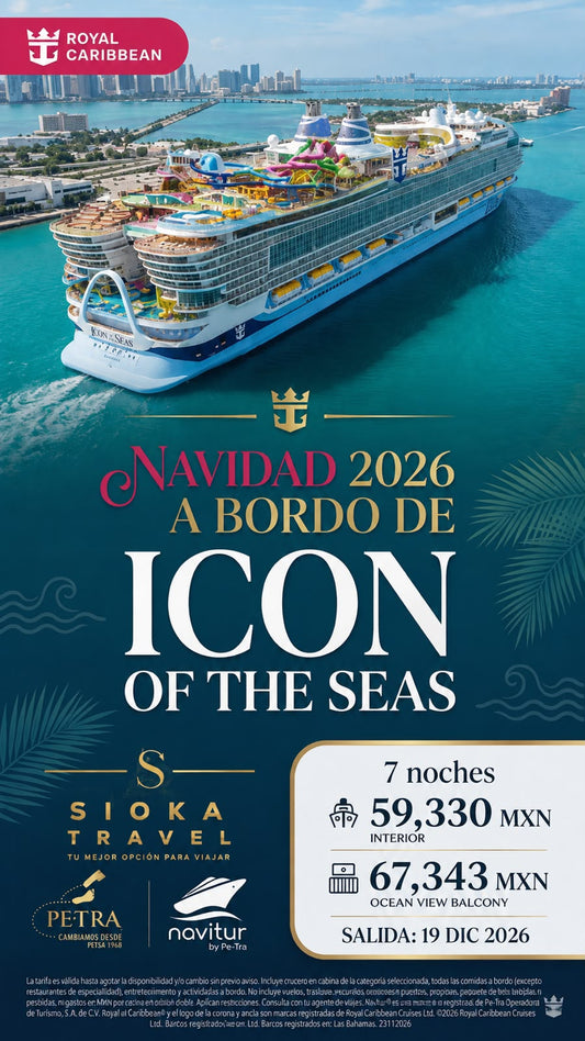 NAVIDAD 2026 A BORDO DE ICON OF THE SEAS